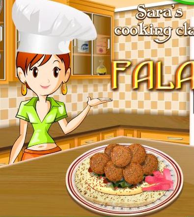 sara cooking class falafel recipe game online